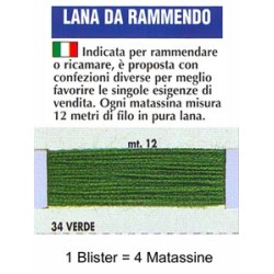 LANA RAMMENDO.VERDE 100%...