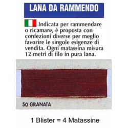 LANA RAMMENDO.GRANATA 100%...