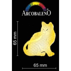 GATTO TERMOADESIVO.GIALLO