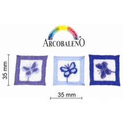 QUADRO C/FARFALLA TERMO.BLU