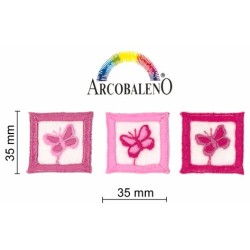 QUADRO C/FARFALLA TERMO.ROSA