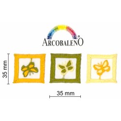QUADRO C/FARFALLA TERMO.VERDE