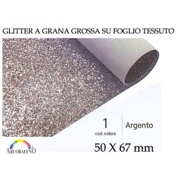 TESSUTO GLITTER A GRANA...