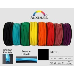 TUBETTO IBIZA 5mm.NERO...