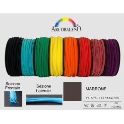 TUBETTO IBIZA 5mm.MARRONE...