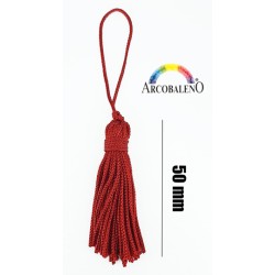 NAPPINE 50mm.ROSSO 100%...