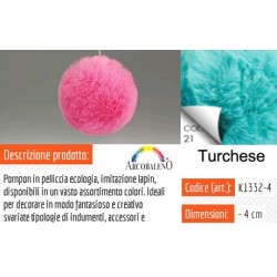 POMPON SIMIL LAPIN  ART....