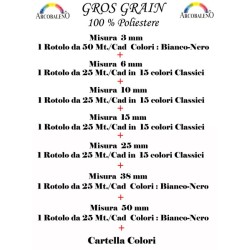 ASS GROS GRAIN  POLIESTERE