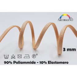 SPALLINA ELASTICA mm3.BEIGE...