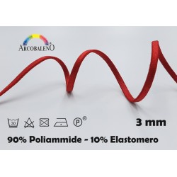 SPALLINA ELASTICA mm3.ROSSO...