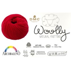 LANA WOOLLY gom 125mt ROSSO...