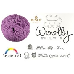 LANA WOOLLY gom 125mt VIOLA...