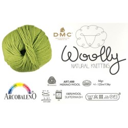 LANA WOOLLY gom 125mt VERDE...