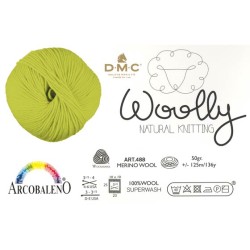 LANA WOOLLY gom 125mt VERDE...
