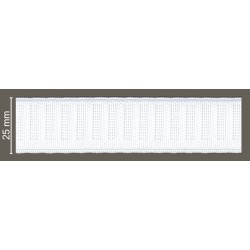 GROS GRAIN LAV mm25. BIANCO...