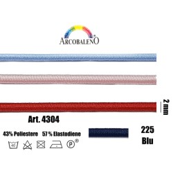 CORDONE ELASTICO mm2.BLU...