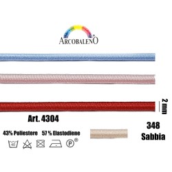 CORDONE ELASTICO mm2.SABBIA...