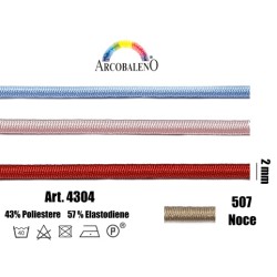 CORDONE ELASTICO mm2.NOCE...