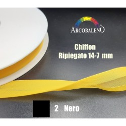 SBIECO CHIFFON mm14/7.NERO...