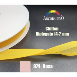 SBIECO CHIFFON mm14/7.ROSA...