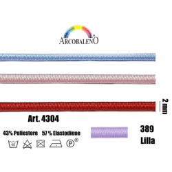 CORDONE ELASTICO mm2.LILLA...