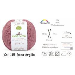 FILATO "ECO VITA" mm3.ROSA...