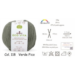 FILATO "ECO VITA" mm3.VERDE...
