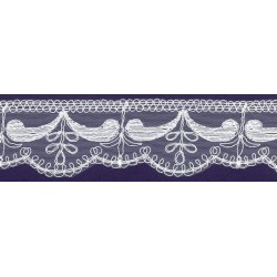 PIZZO TULLE RICAMATO mm.53...