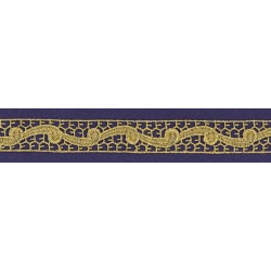 PIZZO MACRAME'.22mm.ORO 70%...