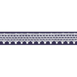 PIZZO MACRAME' mm25.BIANCO...