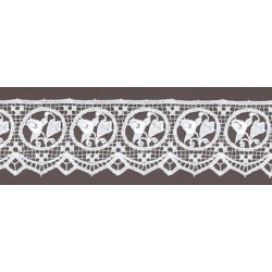 PIZZO MACRAME' mm30.BIANCO...