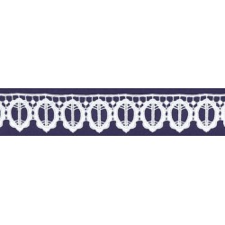 PIZZO MACRAME'.BIANCO mm40...