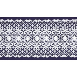 PIZZO MACRAME' mm112.BIANCO...