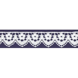 PIZZO MACRAME' mm32.BIANCO...