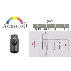 JAP-FERMAC AUTO 5mm.NERO