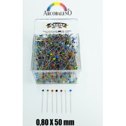 SPILLI TESTA VETRO COLORATA...