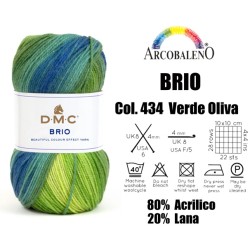 FILATO BRIO gom 345mt.VERDE...