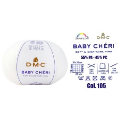 FILATO"BABY CHERI".BIANCO...