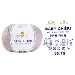 FILATO"BABY CHERI".GRIGIO...