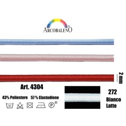 CORDONE ELASTICO mm2.BCO...