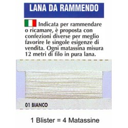 LANA RAMMENDO.BIANCO 100%...