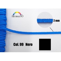 SOUTAGE 2mm.NERO 50%VISCOSA...